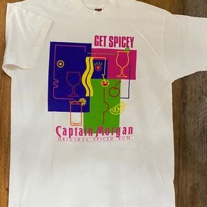 Vintage Captain Morgan “Get Spicy” Tee NOSWOT